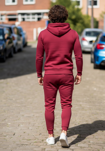 Conjunto Deportivo Unisex de Invierno 2025, Pantalones Cortos Holgados de Peso Medio, Sudadera con Capucha Personalizada de Felpa Francesa, Estilo Jogging - Product Image 3