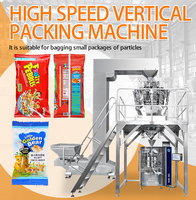 Machine d'emballage verticale automatique électrique haute vitesse avec fonction de capsulage pour le scellage et l'emballage de sachets plastiques de produits alimentaires