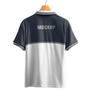 Camiseta Polo de Manga Corta de Algodón Piqué con Ribete en Contraste, Personalizable con Bordado y Serigrafía, Uniforme Corporativo, Venta al Por Mayor - Product Image 5