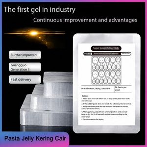 UV Gel <b>Nail</b> <b>Sticker</b> Semi Cured Jelly Paste 24 Sheets Per Sheet Self-Adhesive For <b>Nail</b> DIY Adults - Product Image 3