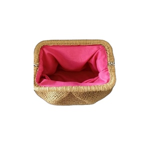 Bolga de Moda Tejida a Mano, Bolsa de Compras de Paja, Bolsos de Playa de Ganchillo y Macramé Directamente del Proveedor Indio - Product Image 1