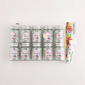 Bandas elásticas para el cabello Uniband de TPU hechas en Corea, lazos para el cabello unisex casuales, empaquetadas en botella. - Product Image 1