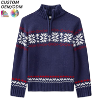 Pull en maille personnalisé pour garçons, écologique, respirant, anti-rétrécissement, anti-boulochage, anti-plis, en polyester/coton, pour enfants, hiver