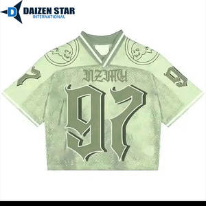 DSI Venta al por Mayor Camiseta de Fútbol Unisex de Malla 100% Poliéster Transpirable de Secado Rápido Antibacteriana con Nombre de Equipo Personalizado y Mangas Cortas - Product Image 4