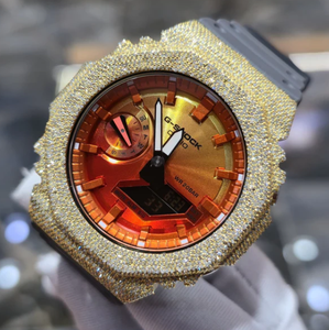 Reloj de Acero Inoxidable de Lujo con Diamantes Auténticos de Alta Calidad VVS Moissanite, Bisel Cruzado, Diamantes Naturales, Movimiento Mecánico, GPS - Product Image 2