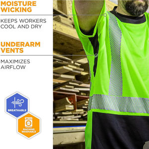 Camisetas de Seguridad Más Vendidas, Ligeras e Impermeables, con Diseño Reflectante, Personaliza Tu Propia Ropa de Seguridad - Product Image 5