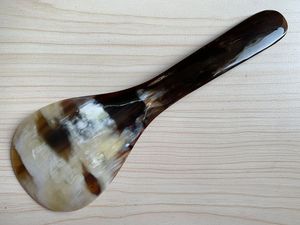 Cucharas Clásicas Hechas a Mano de Cuerno de Búfalo Natural para Té, Café y Postres - Product Image 5