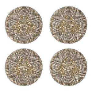 Posavasos Bordado con Cuentas de 5mm de Grosor, Estilo Bohemio, Decorativo para Mesa de Hogar, Bodas y Fiestas, Calidad Increíble - Product Image 1