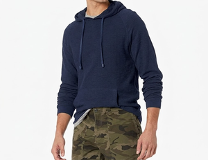 Sweat-shirt à capuche unisexe 100% coton, coupe classique, logo personnalisé, molleton épais, manches longues, sweat-shirts pour hommes - Product Image 3