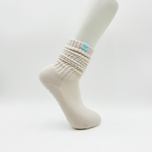 Custom Logo Woven Label <b>Slouch</b> Grip <b>Socks</b> <b>Women</b> Yoga Ballet Dance Compression Tube Crew Custom Pilates <b>Socks</b> OEM High Quality - Product Image 2