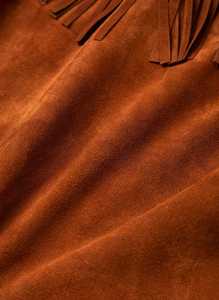 Cowboy Man Leather <b>Jacket</b> Long Fringes Leather <b>Jacket</b> Men Original Cow <b>Suede</b> Leather <b>Jacket</b> Zipper - Product Image 3