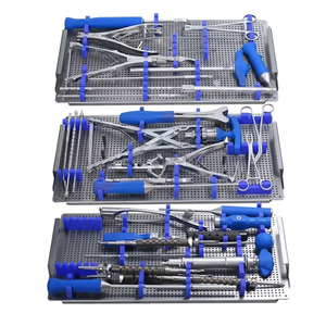Juego de Instrumentos Espinales Farhan Products & Co, Acero Inoxidable, 10 Piezas, Completo con Caja, para Uso ORL - Product Image 1
