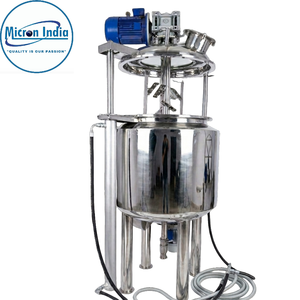 Tanque Mezclador de Acero Inoxidable Totalmente Automático para la Fabricación de Ungüentos, Agitador para Mezclar Crema Cosmética, Equipo de Sistema de Mezcla Uniforme - Product Image 4