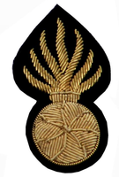 Écussons brodés à la main en fil de bouillon pour uniformes, casquettes, chapeaux et bérets des forces du Zimbabwe