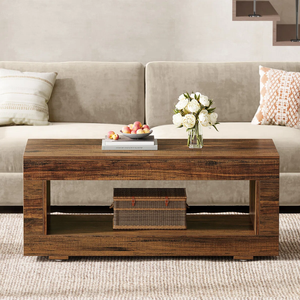 <b>TABLE</b> Living Room Office Solid Ash Wood from Vietnam <b>Coffee</b> <b>Table</b> Living Room Furniture Metal/Wood Material 1 Year MD08 - Product Image 1