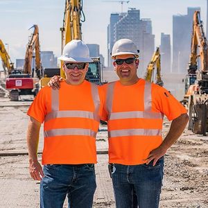 High Visibility Reflective Safety Work-wear T-Shirt <b>Constructed</b> Wear 100% Polyester Custom Made Men T Shirt - Product Image 6