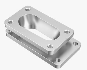 Plaque de montage à double fente en aluminium usinée sur commande par CNC |   Pièces métalliques usinées avec précision - Product Image 4