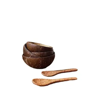 Vietnam Coconut Wood Spoon Restaurant Home Supplier Design Feature Packing Size Shape Hotel Coconut Spoon
