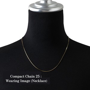 Cadena compacta japonesa Au750 tipo serpiente por metro, cadena de oro macizo Au750 al por mayor. - Product Image 4