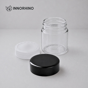 Frasco de Vidrio Borosilicato Personalizable de 170 ml (6 oz) con Tapa de PP a Prueba de Olores y Resistente a Niños, para Cosméticos, Suplementos de Bienestar, Chicles - Product Image 3