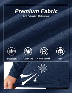 Impression de logo personnalisé, t-shirts surdimensionnés, t-shirts amples, fabricants de vêtements, vêtements décontractés pour hommes, manches longues, style athlétique - Product Image 5