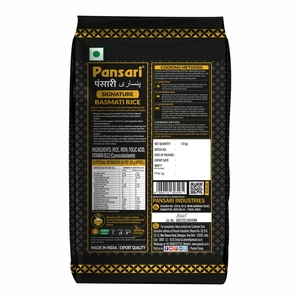 Riz Basmati à grains longs séchés PANSARI SIGNATURE 10KG - Product Image 2
