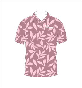 Polo personnalisé à imprimé feuilles tropicales, manches courtes, décontracté, pour le golf, le tennis, l'été, vêtements d'équipe - Product Image 2