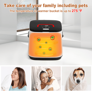 Scaldasalviette Elettrico di Lusso per Bagno, Capacità 14 Litri, Portasalviette da Spa con Timer, Elegante e Pratico - Product Image 6