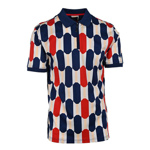 2026 Top Sale Men's <b>Classic</b> Fit Athletic for Shirt Breathable Printed Knitted Fabric Custom Logo Anti-Wrinkle OEM Customizable - Product Image 1