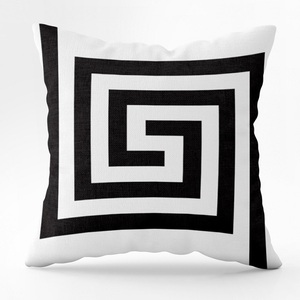 Funda de Cojín Contemporánea a Cuadros Monocromática, Funda de Almohada Geométrica a Cuadros, Textil Decorativo Nórdico para Sofá, Dormitorio y Hogar - Product Image 5