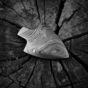 Viking Thor Mjolnir colgante forjado Damasco acero nórdico punta de flecha talismán collar único Vintage hombres moda colgantes encantos - Product Image 4