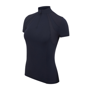 High Quality 4way Stretch Horse Riding Equestrian Shirt Top <b>Base</b> <b>Layer</b> Competition Show Shirt Polo in Soft Feel Technical Fabric - Product Image 4