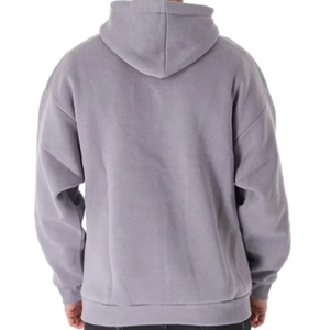 High Quality Cotton Pullover <b>Thick</b> <b>Fleece</b> Solid Front Winter Hoodie Regular Fit Heavyweight Custom Men Wholesale - Product Image 1