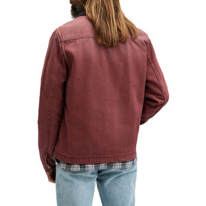 Veste en cuir pour homme la plus vendue avec col montant et logo frontal, doublure 100 % coton, service OEM personnalisé pour l'hiver - Product Image 3