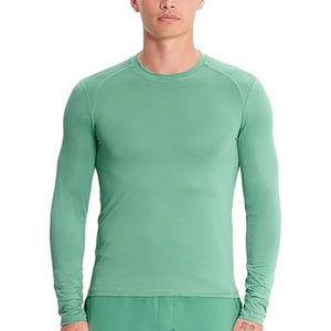 Chemise de compression en gros à manches longues, jersey uni, sous-vêtement de sport, sous-couche athlétique, sous-vêtement d'infirmière pour hommes - Product Image 3