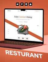 Développement de site Web de restaurant RoyalCraft avec commandes de menu, réservations, design responsive, paiements en ligne, réservation de tables, SEO Web