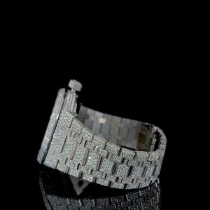 Reloj de Acero Inoxidable con Diamantes Cultivados en Laboratorio, Personalizado, de Alta Calidad, Estilo Ejecutivo para Hombre, Correa de 20 mm - Product Image 4