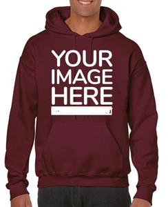 Sudadera con capucha para hombre, forro polar, bordado de logotipo personalizado OEM, estilo casual, peso pesado, lisa, con cordón, de fábrica - Product Image 3