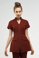Gilet d'été personnalisé avec votre propre logo Vêtements de travail imperméables pour femmes Uniformes de salon de beauté Spa Costume de gommage