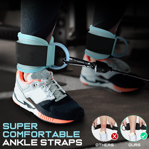 Sangles de cheville durables pour équipement de fitness, machine à câble, entraînement des jambes, support pour exercices de fessiers (kickback) - Product Image 4