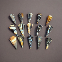 Nouvel Arrivage – Pendule de Radiesthésie Suleimani Hakik Facetté en Agate de Qualité Supérieure, Style Amour, Outil de Divination pour Décoration Intérieure
