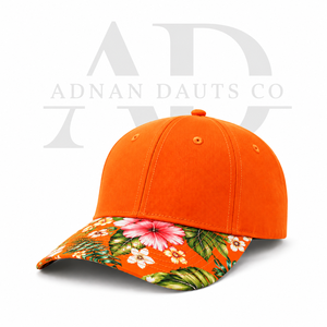 Casquette de baseball à visière florale personnalisée avec logo brodé |   Casquette Snapback Ajustable |   Fournisseur de casquettes de baseball personnalisées OEM - Product Image 4
