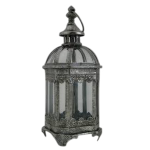 Modern Style Grey Metal & Glass Hanging <b>Candle</b> <b>Lantern</b> With Handle Decorative Iron <b>Candle</b> Holder For Indoor Outdoor Home Decor - Product Image 5