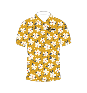 เสื้อโปโลพิมพ์ลายเดซี่แบบกำหนดเอง แขนสั้น สวมใส่สบาย เหมาะสำหรับกอล์ฟ เทนนิส ชุดทีมฤดูร้อน - Product Image 4