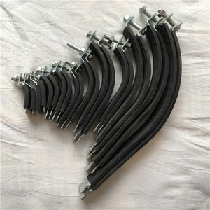 נירוסטה כבד חובה o-טבעת צינור מהדק עם ציפוי גומי רירית ppm צינור מהדק - Product Image 5