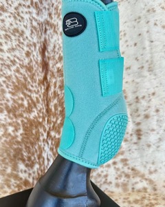 BRAND ZONE Protège-tendons en néoprène pour chevaux, ensemble de 4 protections pour les jambes, comprenant deux protections avant et deux protections arrière - Product Image 4