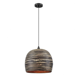 Lámpara Colgante de Bambú Tejido de Diseño Vietnamita, Lámpara Colgante Rústica para Sala de Estar, Precio B2B - Product Image 2