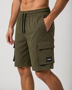 Shorts de sport décontractés pour hommes, respirants, en tissu de toile écologique, avec cordon de serrage, séchage rapide, légers, pour l'entraînement - Product Image 5