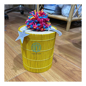 Cesta de regalo verde encantadora para el Eid, caja de regalo decorativa de bambú, contenedor para presentación del festival del Ramadán para invitados - Product Image 6