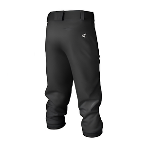 Pantalon de baseball noir uni vierge pour homme, vente en gros, personnalisable, haute qualité, 100 % polyester, taille élastique, toutes saisons, petites tailles - Product Image 2